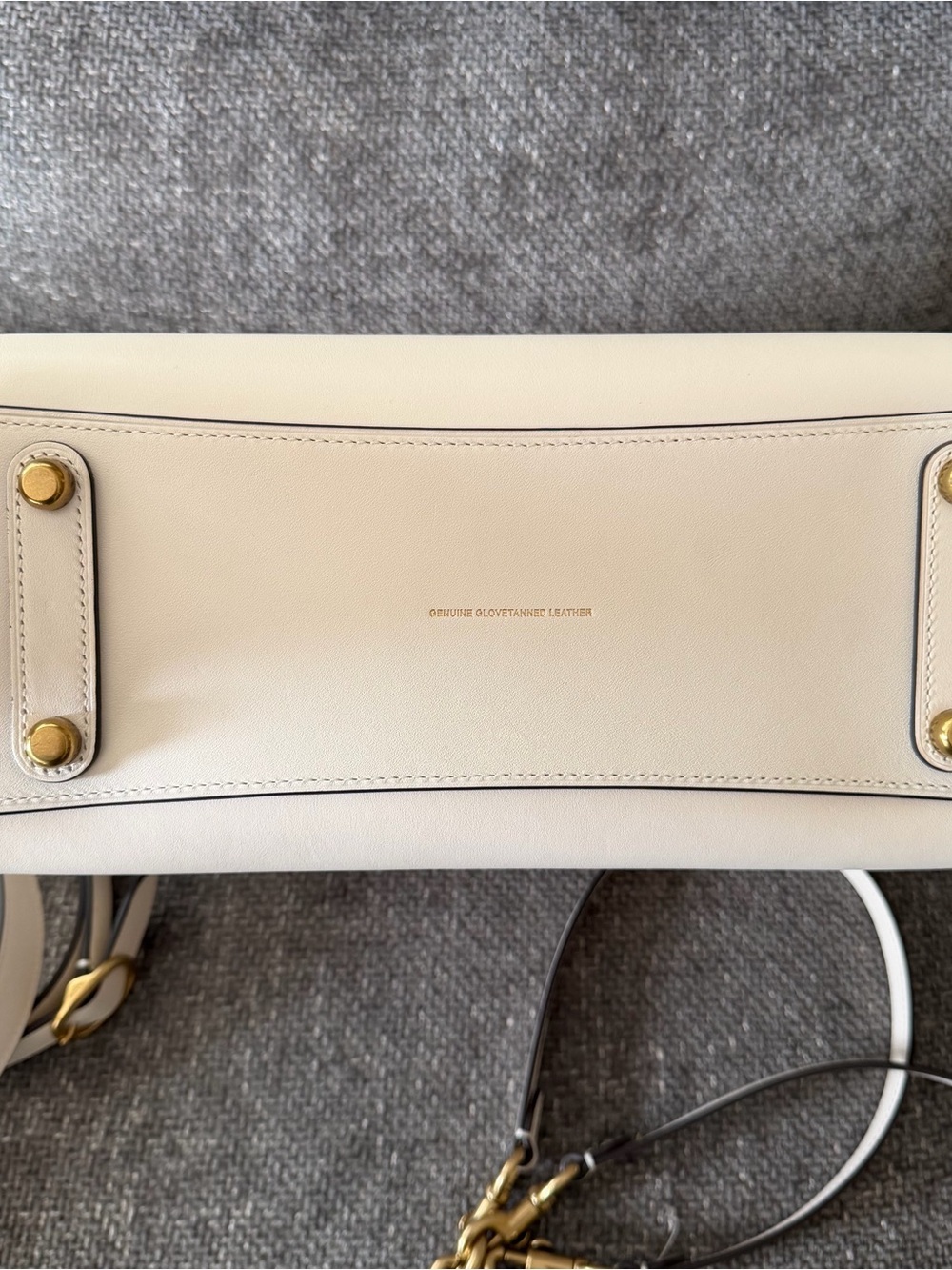 NWOT COACH ROGUE BAG CROSSBODY SATCHEL TOTE IN CHALK GLOVETANNED LEATHER - Picture 14 of 16